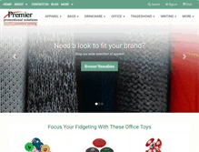 Tablet Screenshot of premierpromosolutions.com